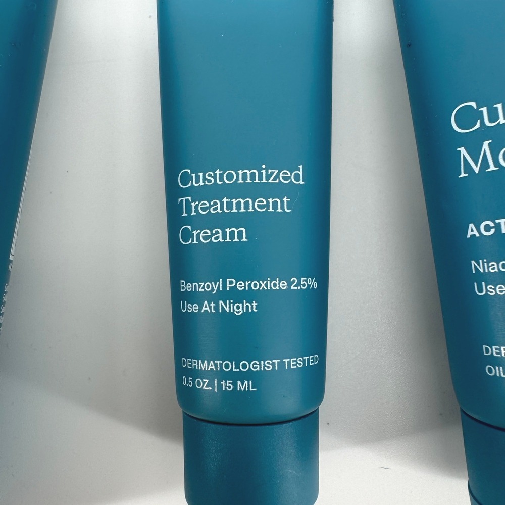 MDacne Customized Skincare Set Blue Acne Treatm Cleanser Moisturizer Night Cream - Picture 4 of 8